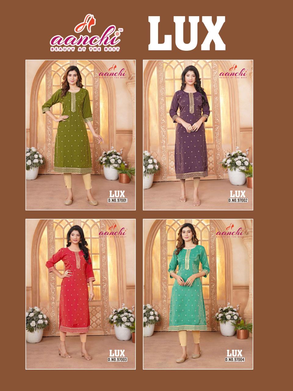 Aanchi Lux catalog buy pakistani kurtis online india