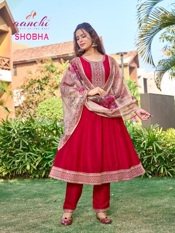Aanchi Shobha Catalog buy wholesale rate kurtis online india