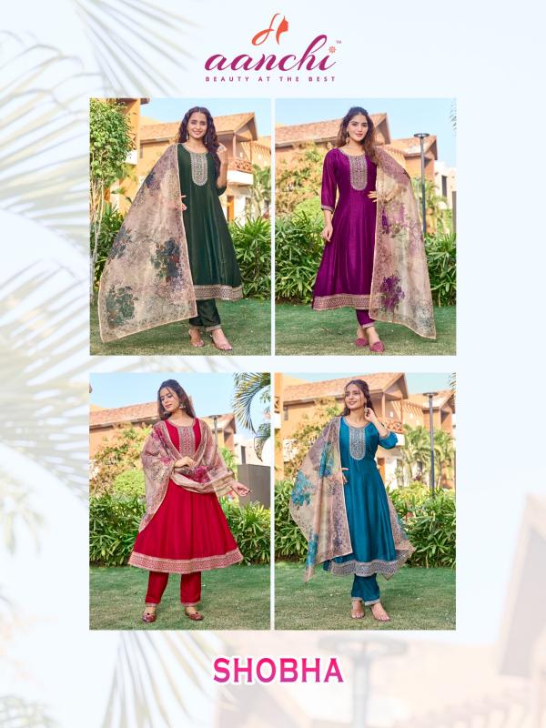 Aanchi Shobha Catalog buy wholesale rate kurtis online india