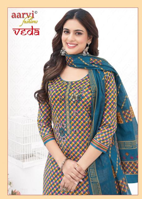 Aarvi Veda Vol-1 – Kurti Pant With Dupatta - Wholesale Catalog