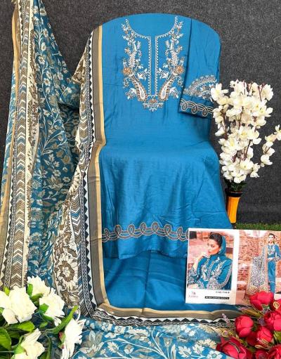 Aasha 1156 Chiffon Dupatta Catalog pakistani party wear suits online in india