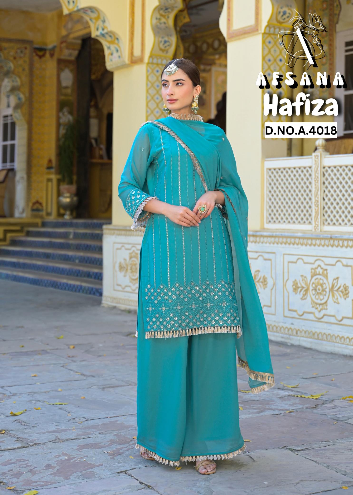 Afsana Hafiza catalog stitched pakistani suits online india