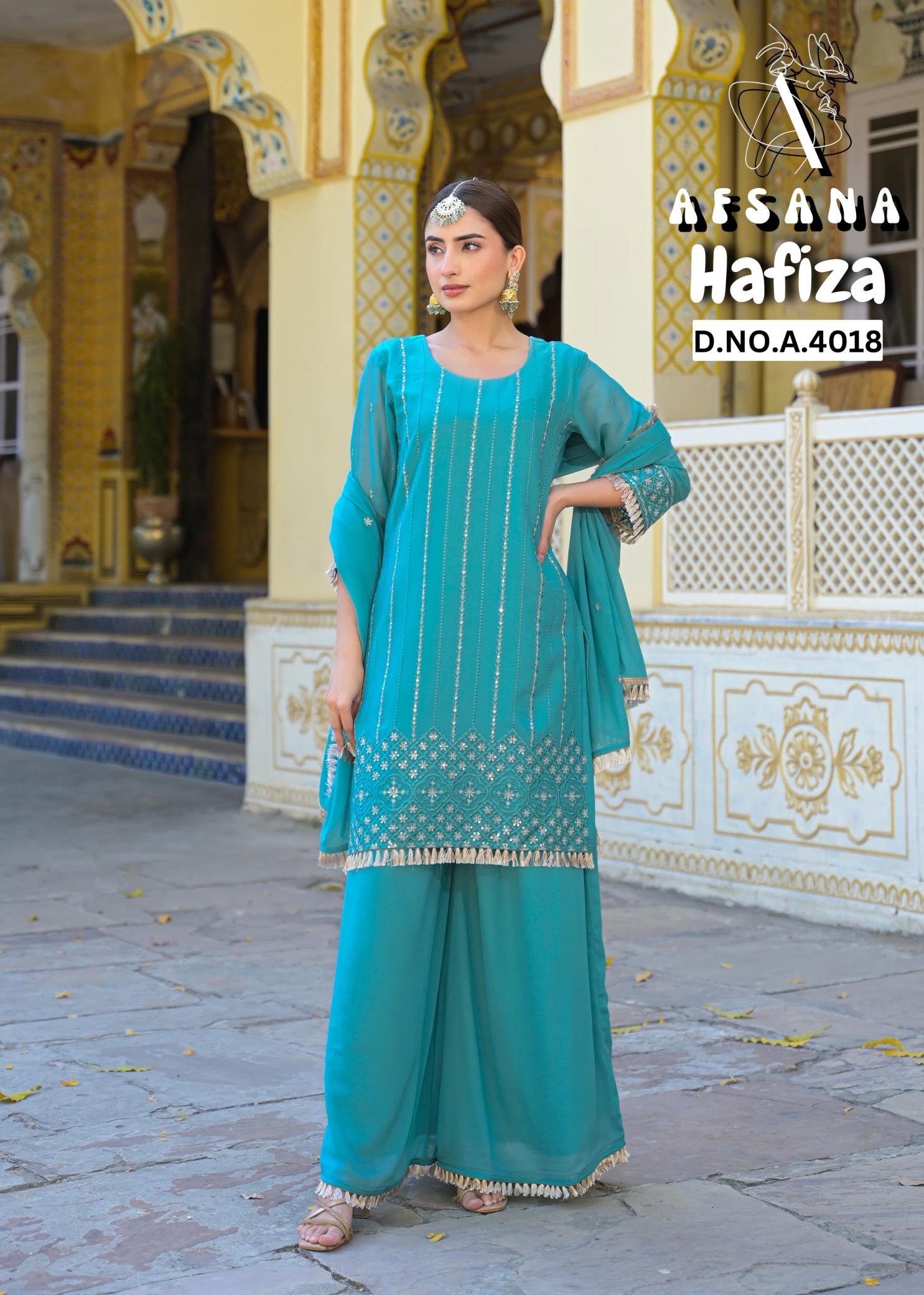 Afsana Hafiza catalog stitched pakistani suits online india