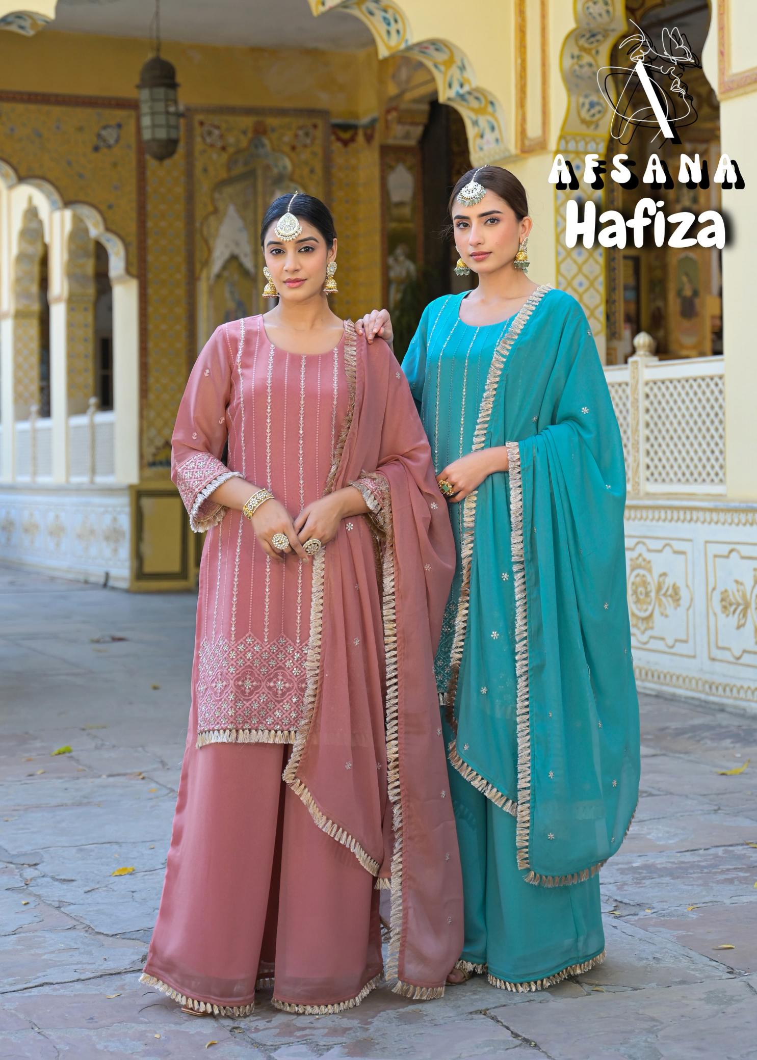 Afsana Hafiza catalog stitched pakistani suits online india