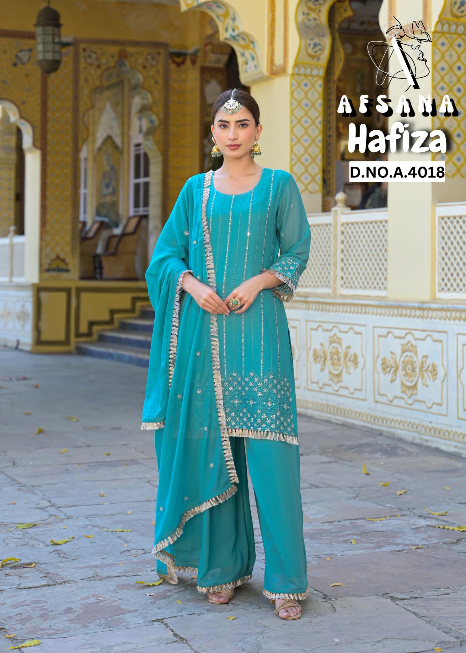 Afsana Hafiza catalog stitched pakistani suits online india