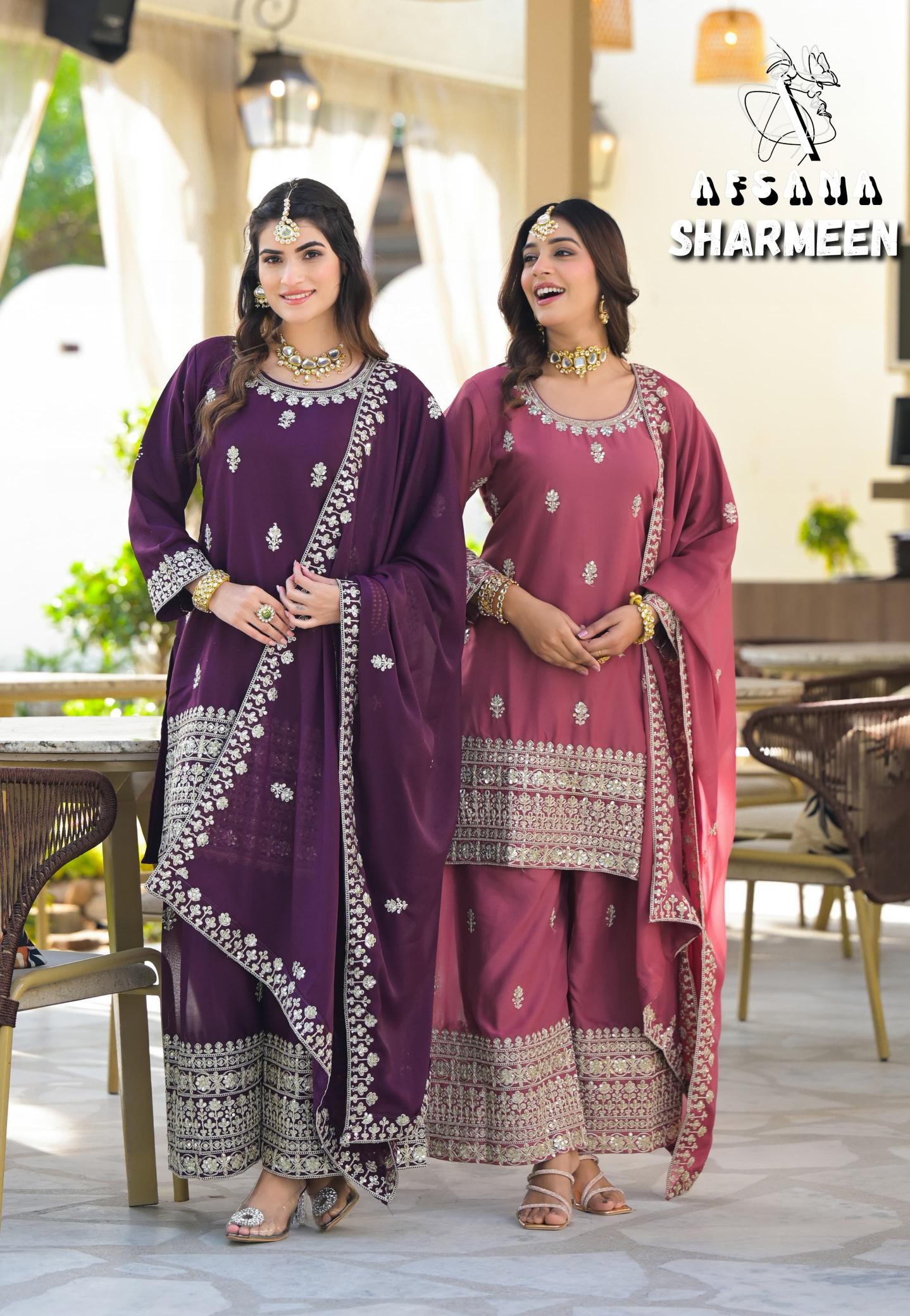 Afsana Sharmeen vol 2 catalog pakistani winter suits online india