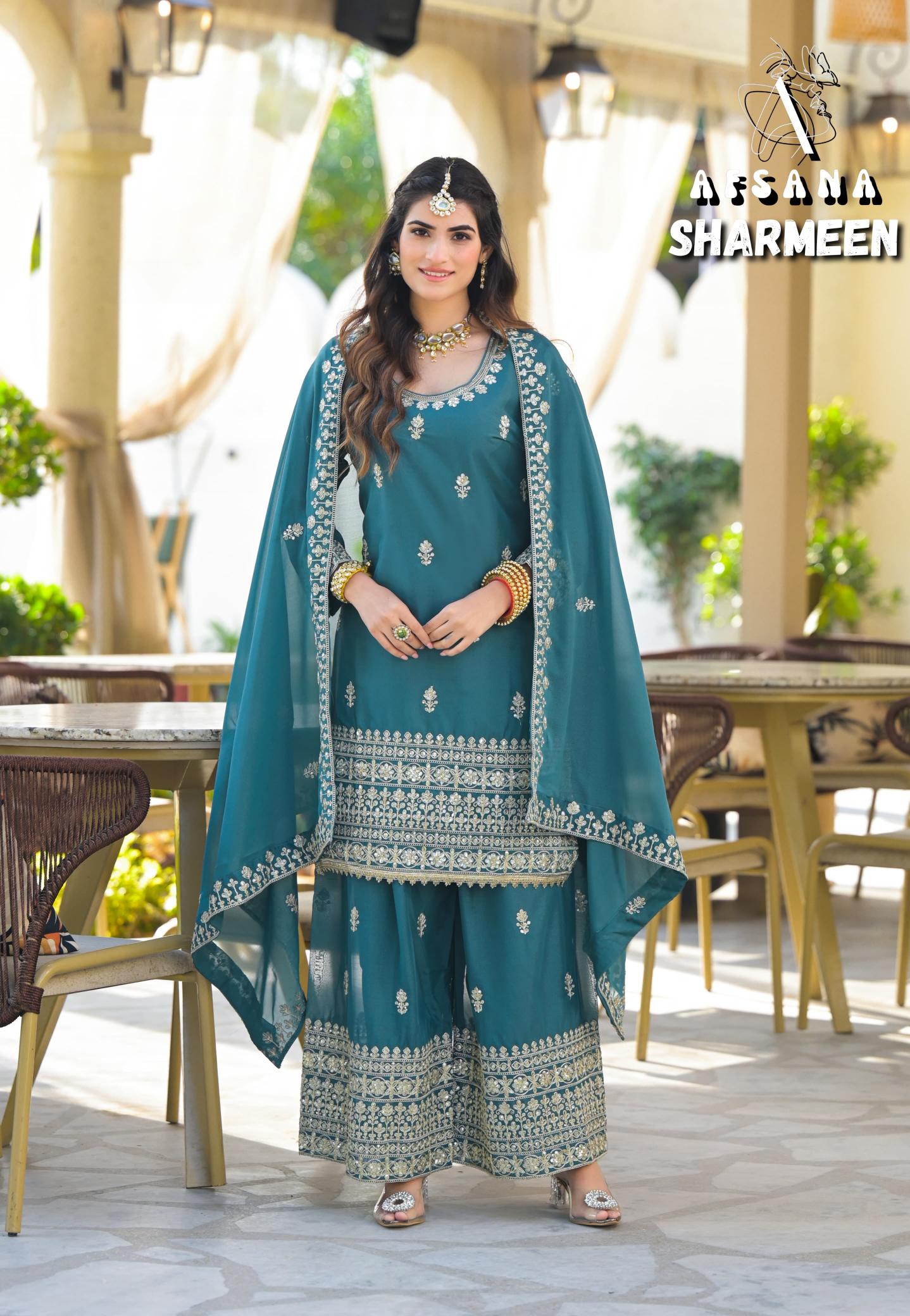 Afsana Sharmeen vol 2 catalog pakistani winter suits online india