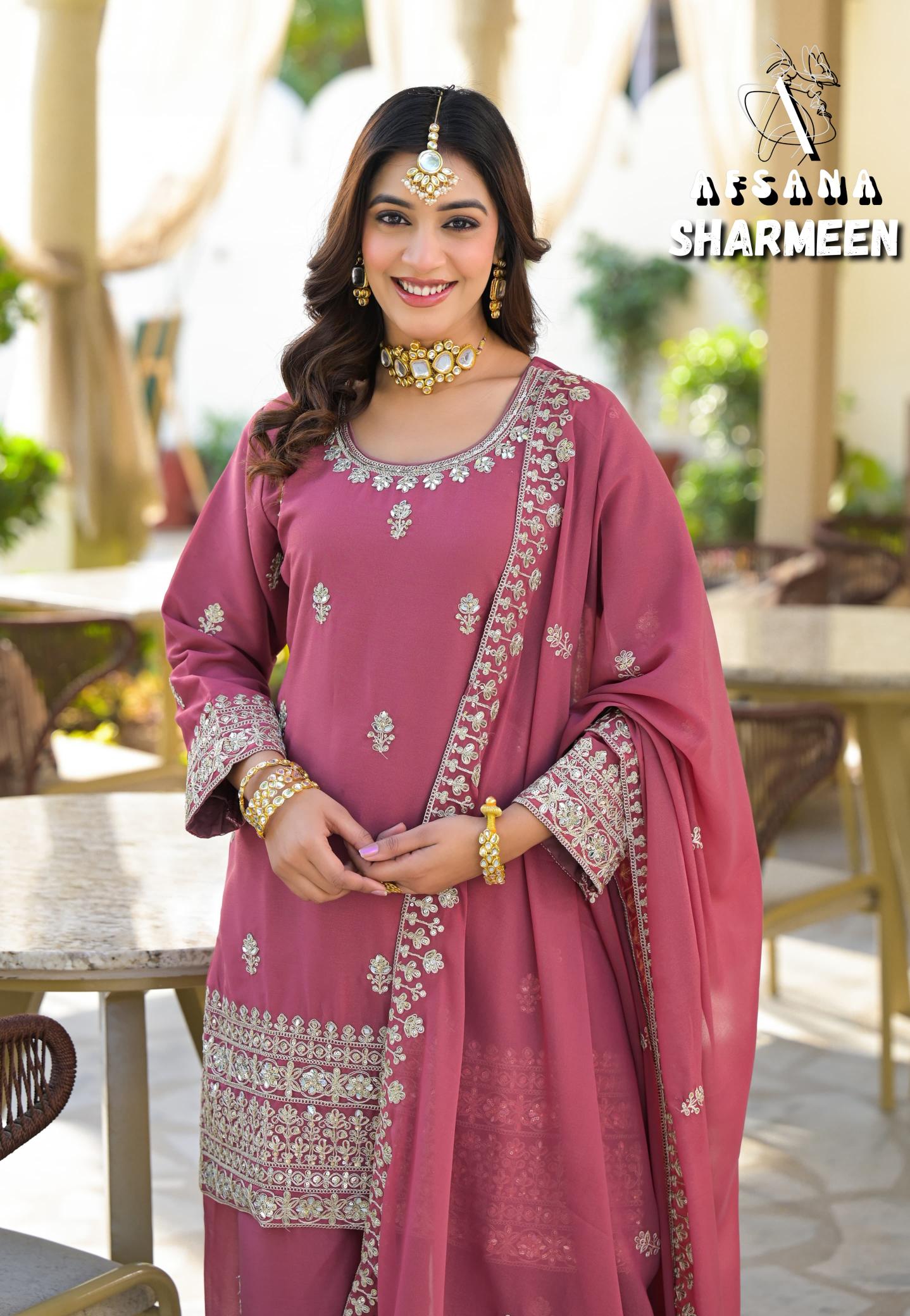 Afsana Sharmeen vol 2 catalog pakistani winter suits online india