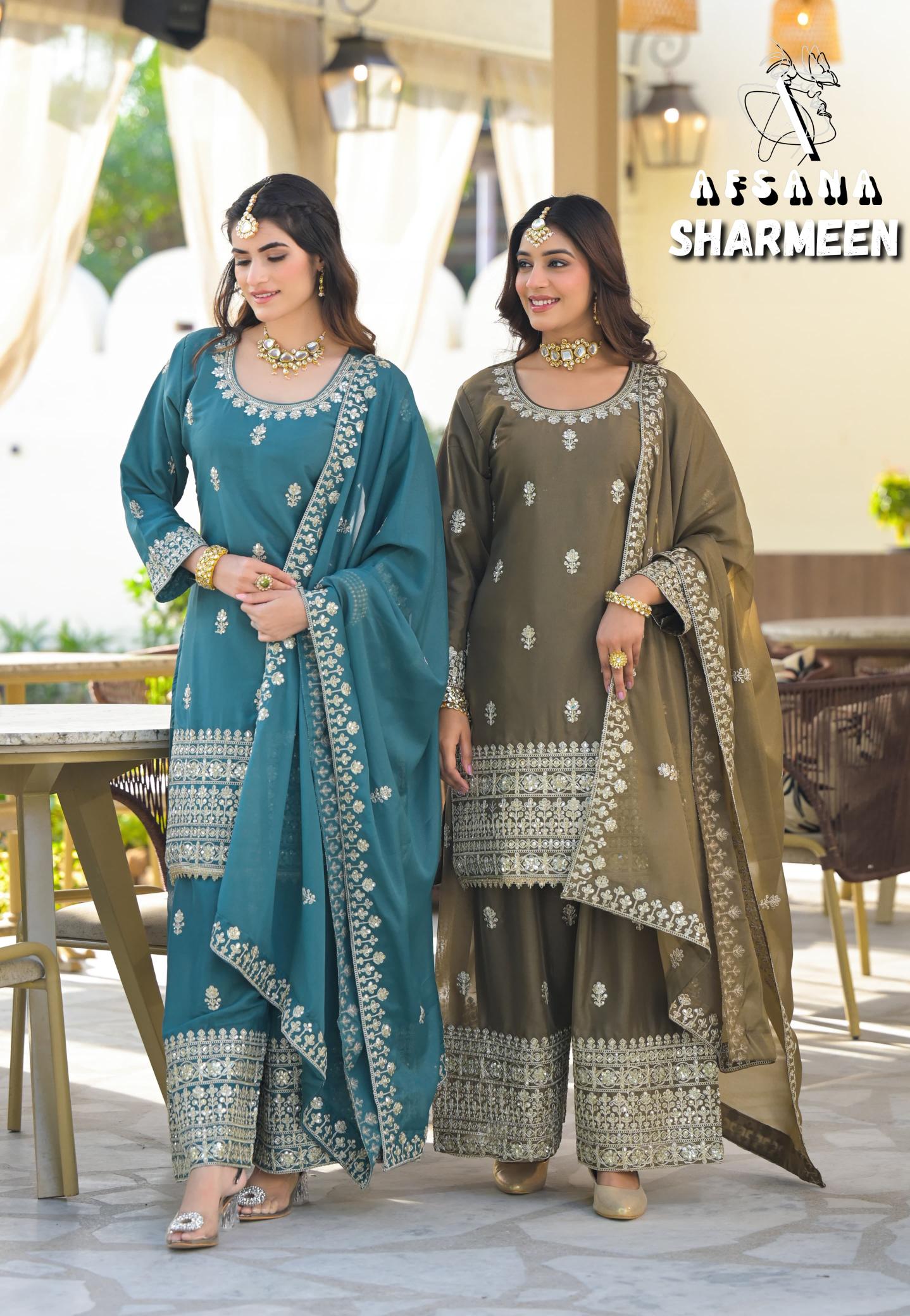 Afsana Sharmeen vol 2 catalog pakistani winter suits online india