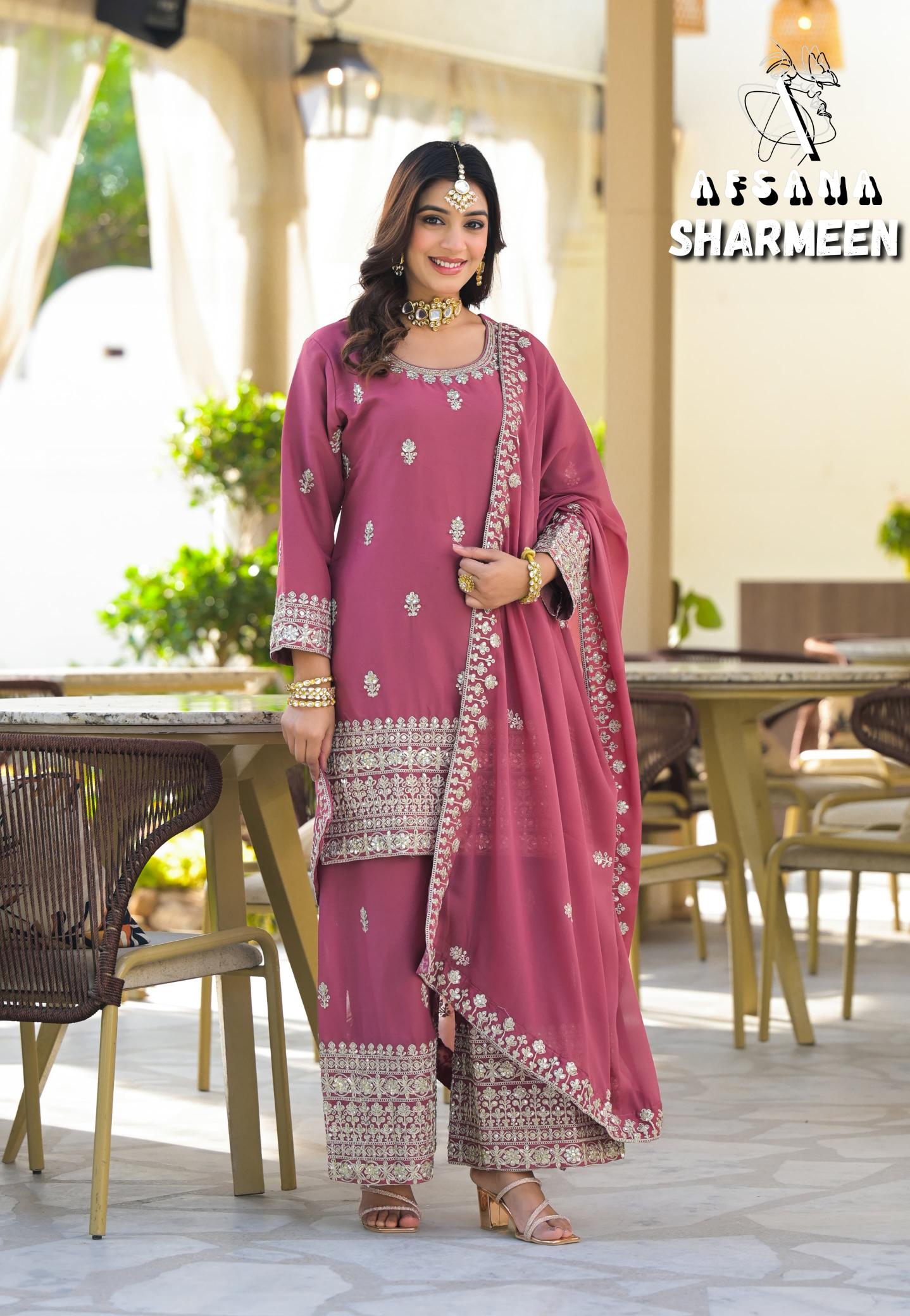 Afsana Sharmeen vol 2 catalog pakistani winter suits online india