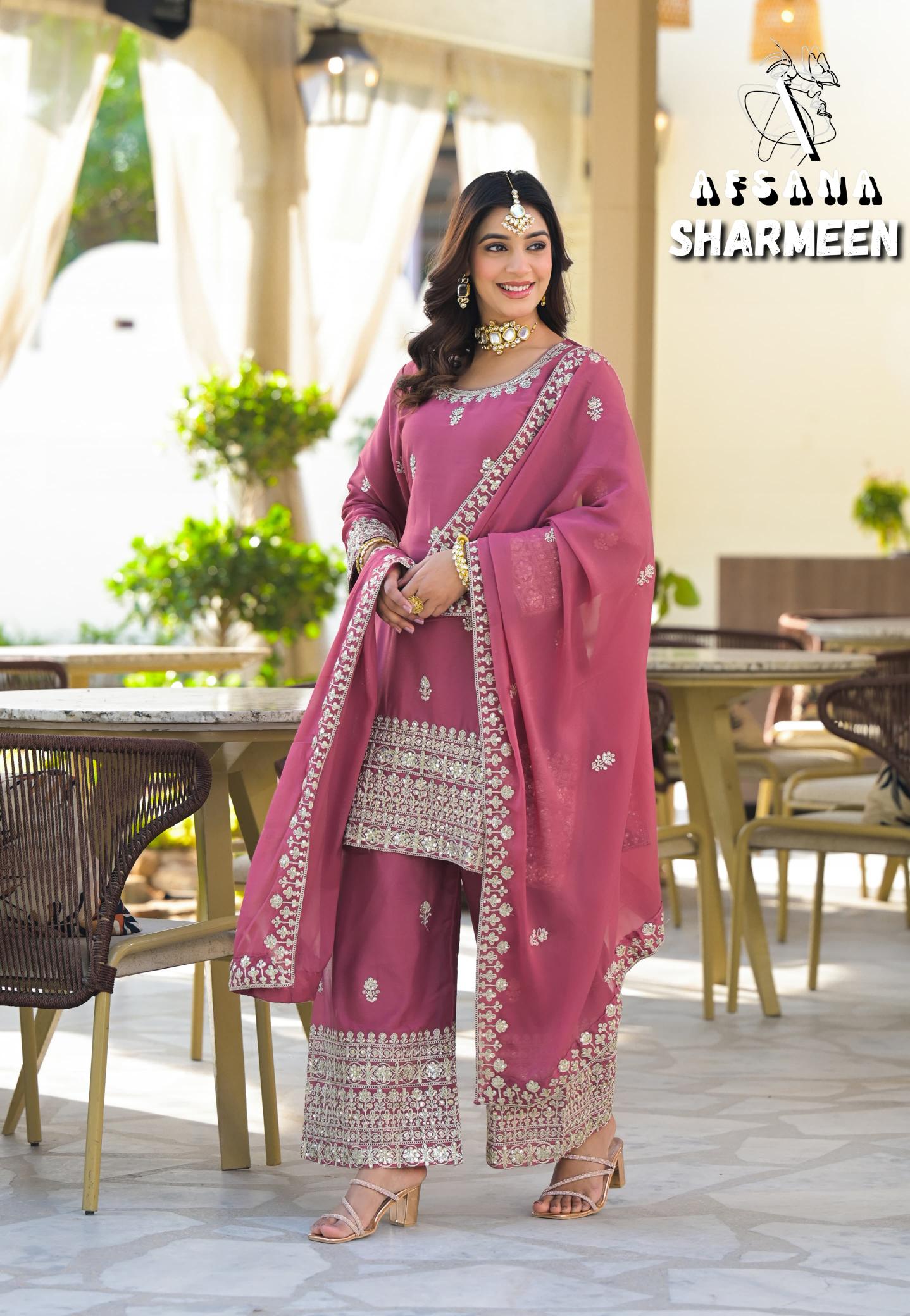 Afsana Sharmeen vol 2 catalog pakistani winter suits online india