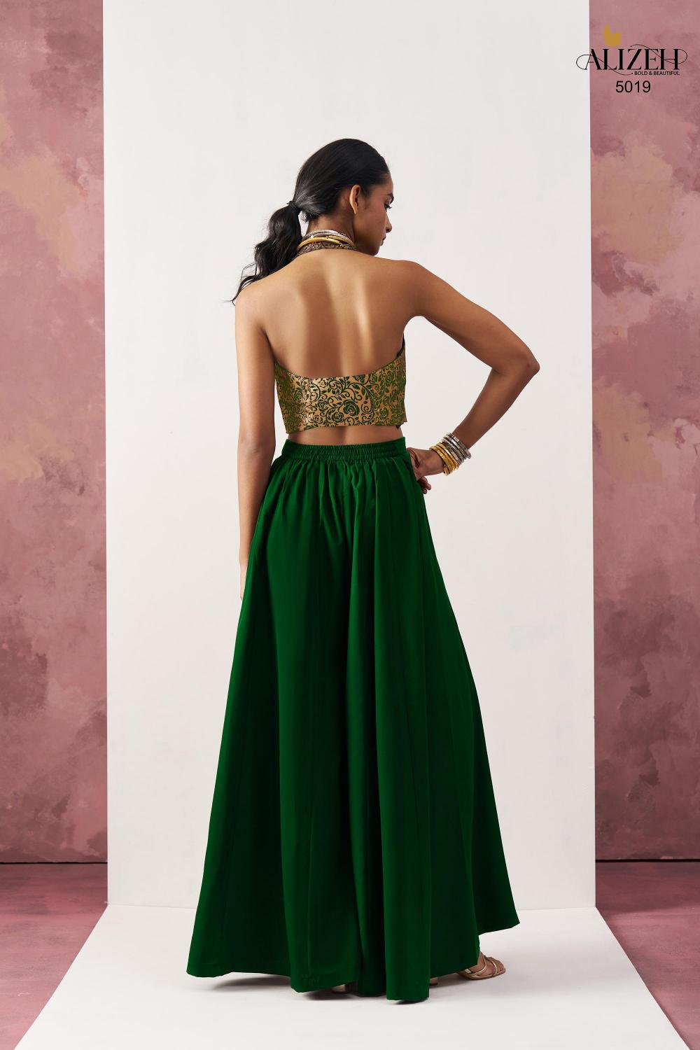 Alizeh Starlet catalog Jacquard Waistcost indo western in surat