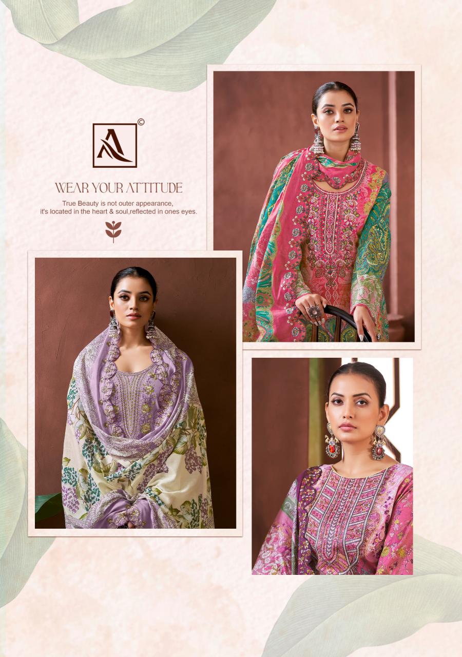 Alok Anarkali Vol 5 catalog wholesale pure cotton dress material