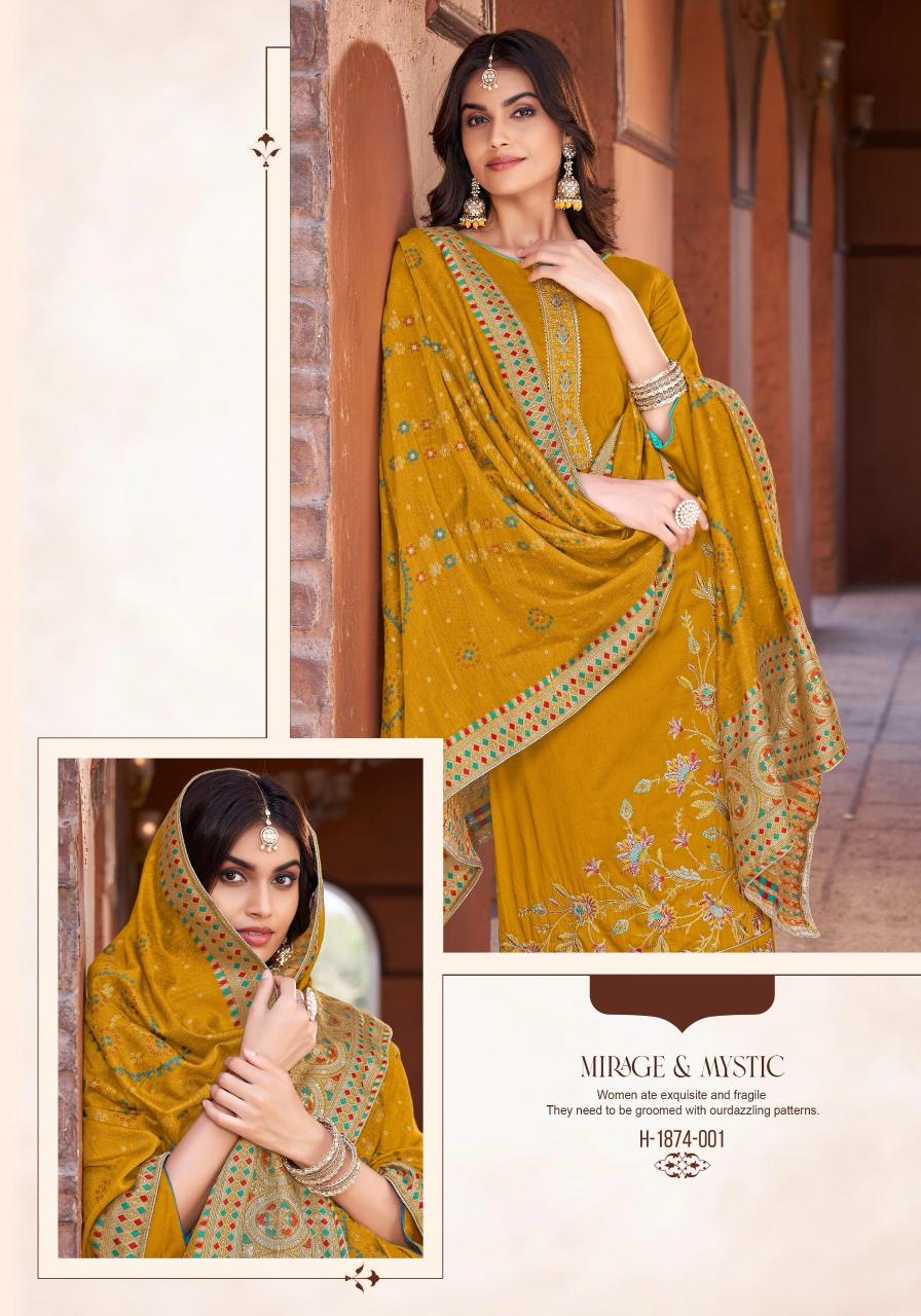 Alok Glossy Touch Vol 4 Catalog wholesale dress materials in surendranagar