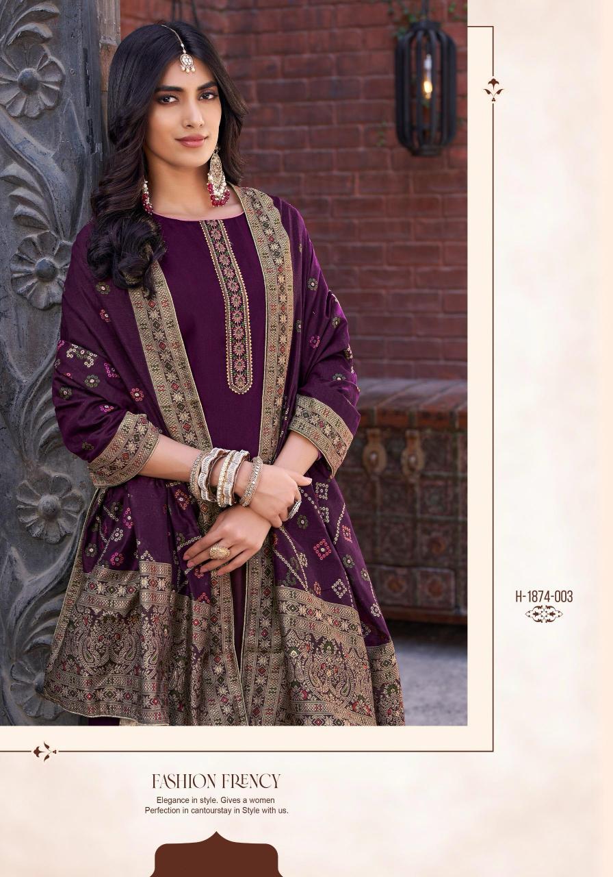 Alok Glossy Touch Vol 4 Catalog wholesale dress materials in surendranagar