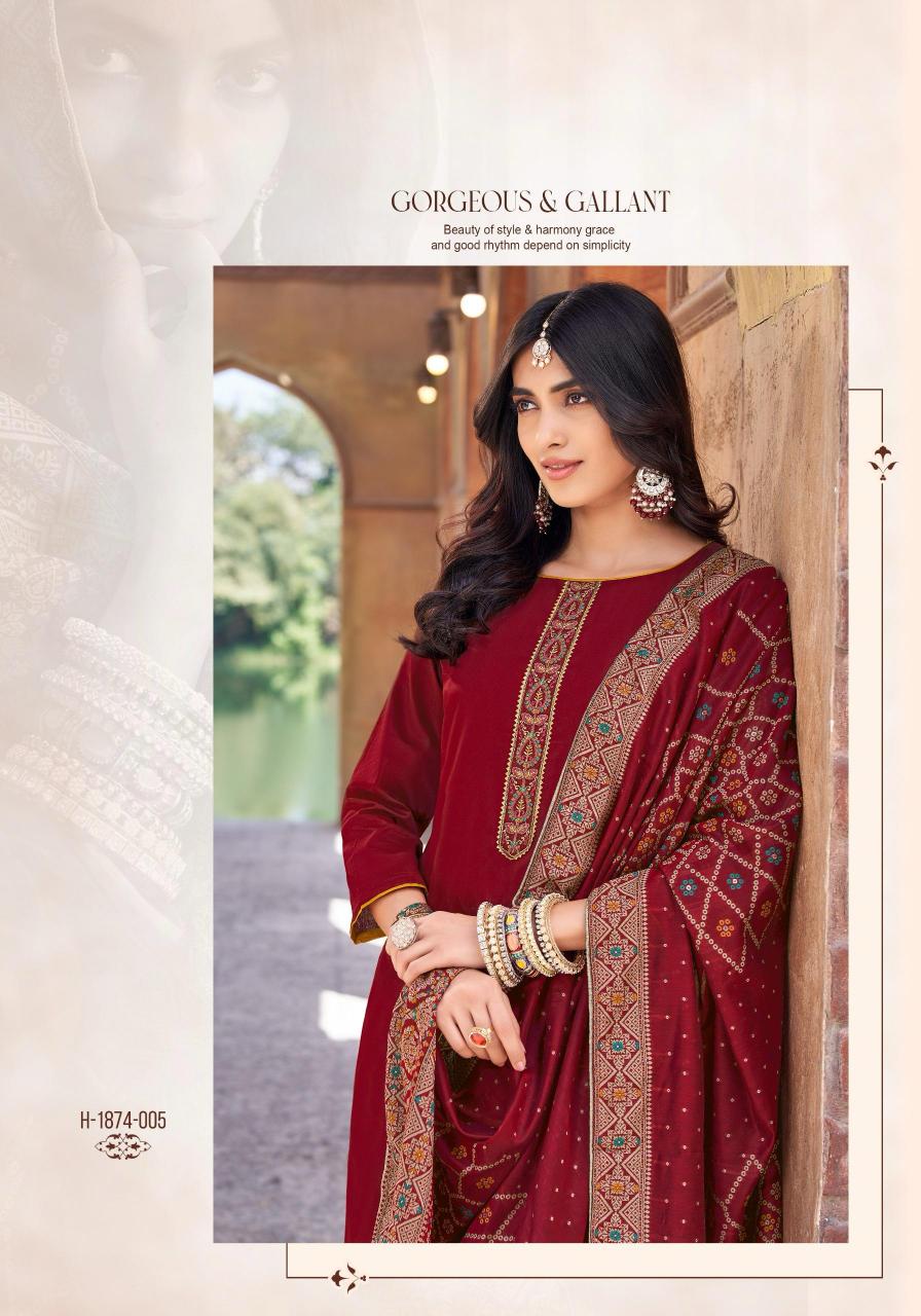 Alok Glossy Touch Vol 4 Catalog wholesale dress materials in surendranagar