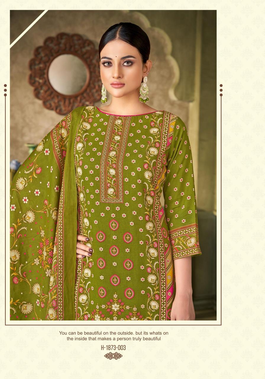 Alok Harshit Dakshin Catalog wholesale dress material market in jetpur