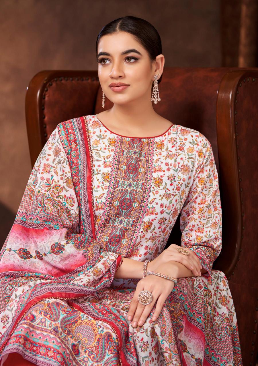 Alok Harshit Summer Salsa Catalog wholesale ladies dress material brands