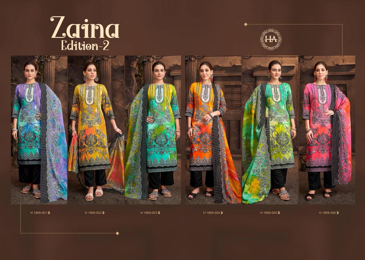 Alok Harshit Zaina vol 2 Catalog mbl dress material wholesale 