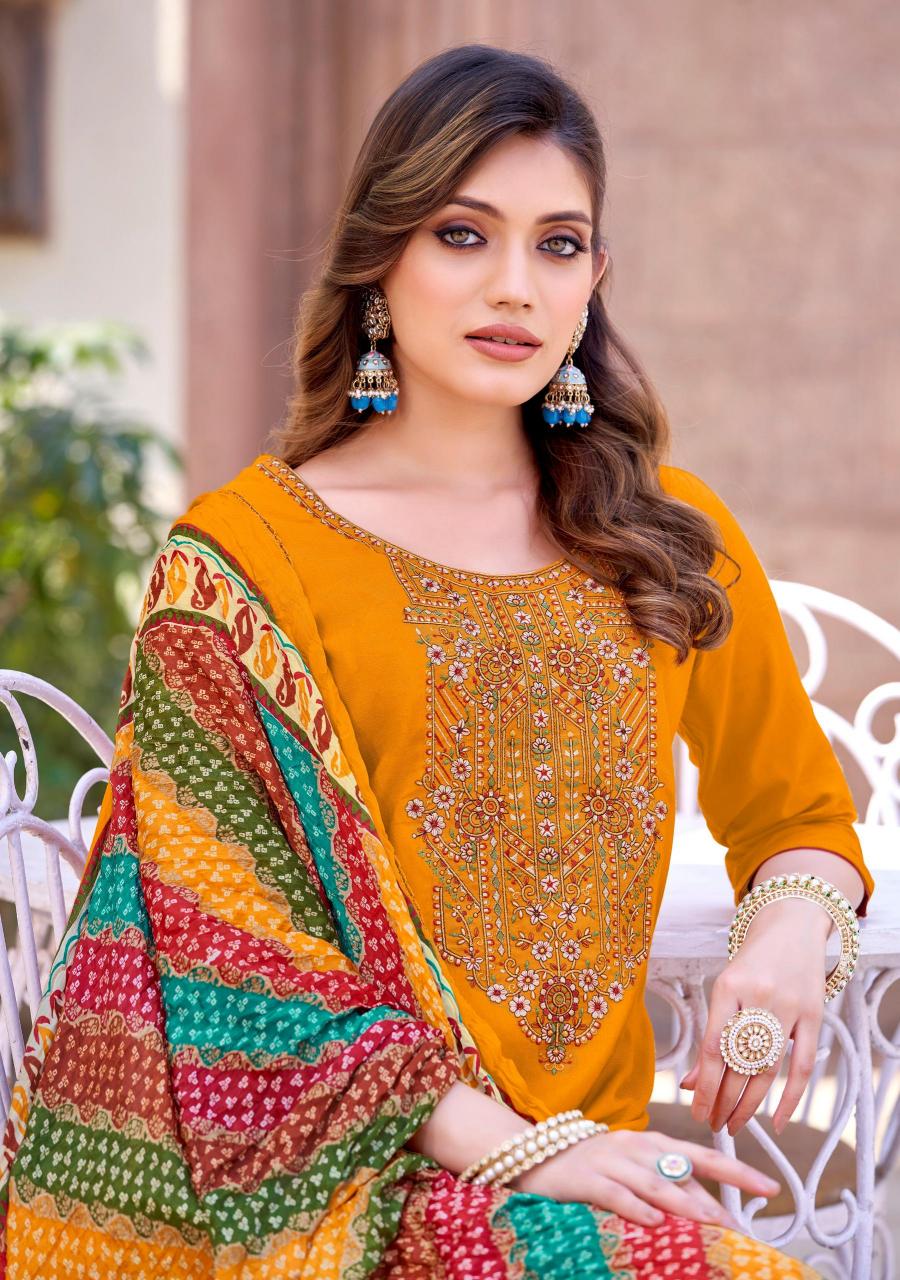 Alok Jaimala Nigaar Vol 34 Catalog wholesaler of dress material in belgaum