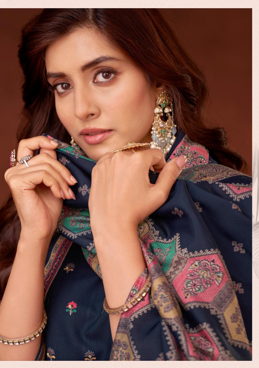 Alok Kajal Vol 2 Catalog jute dress material wholesale