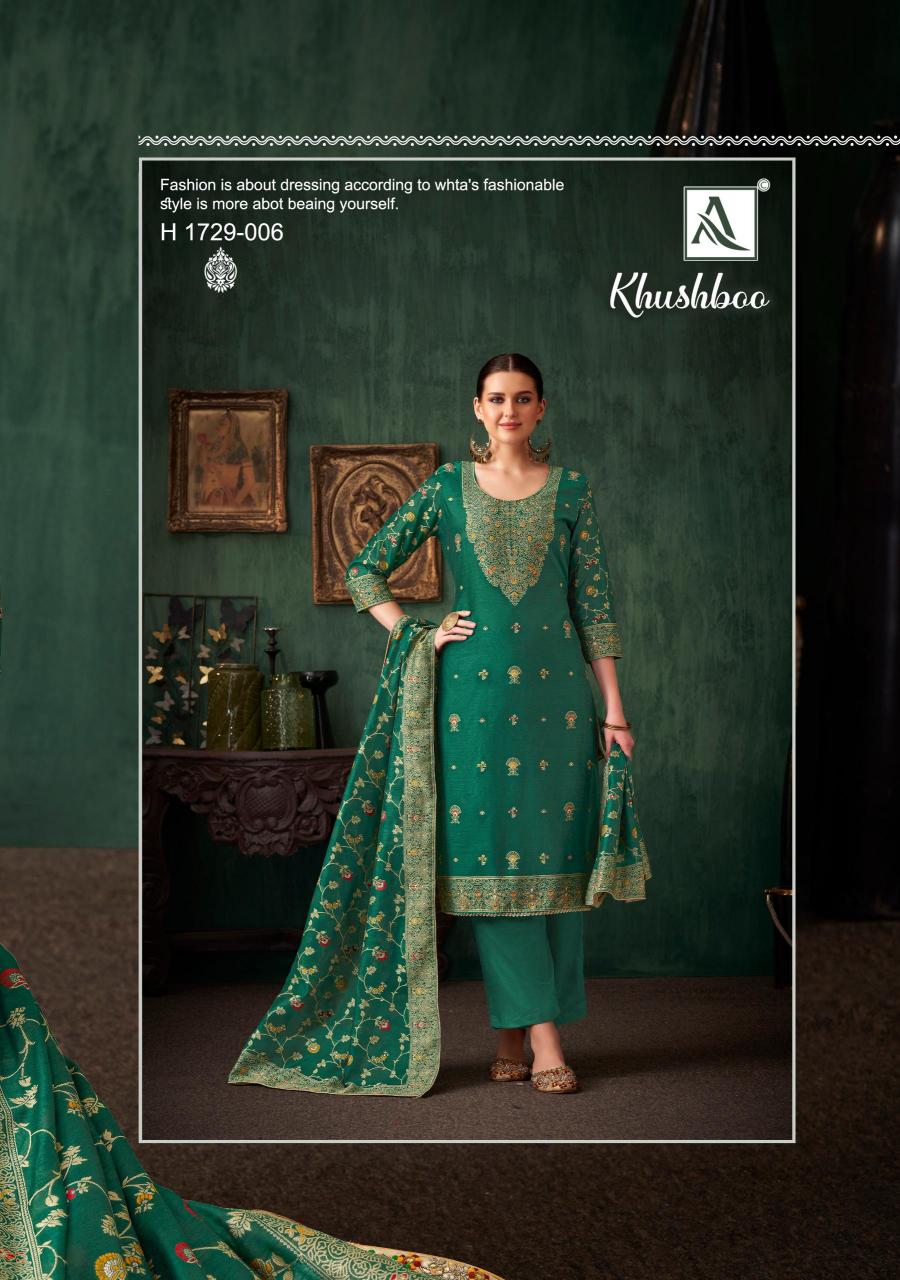 Alok Khushboo catalog wholesale dress material in chandrapur