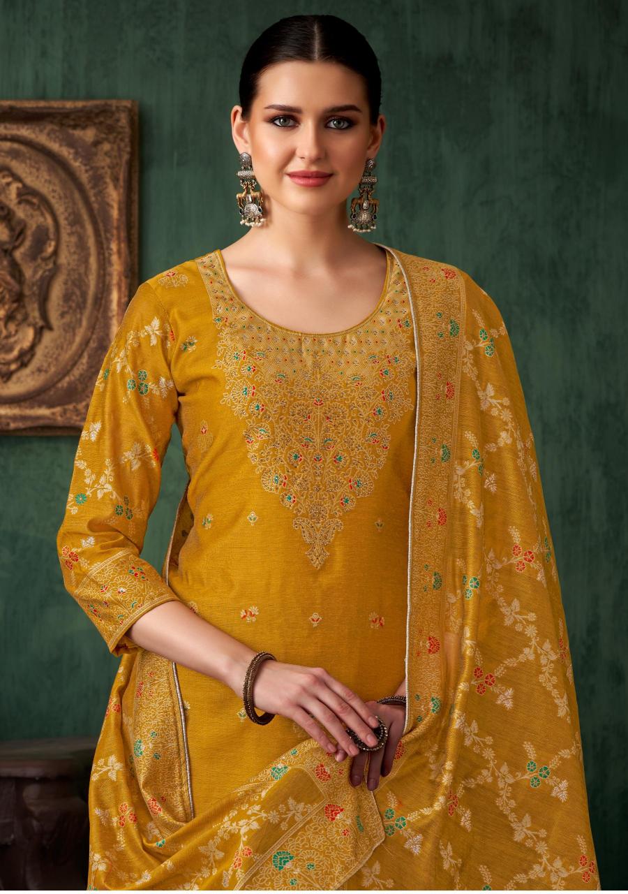 Alok Khushboo catalog wholesale dress material in chandrapur