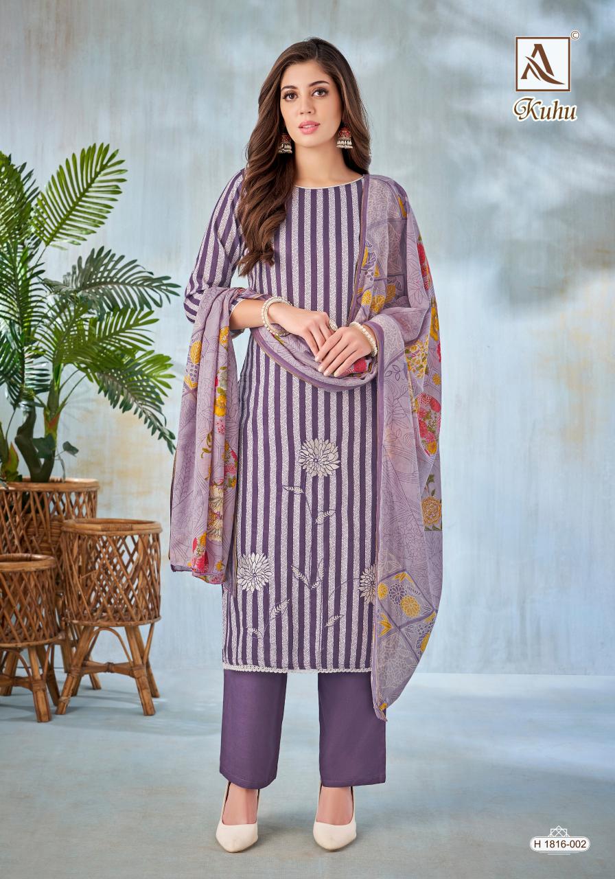Alok Kuhu catalog wholesale dress materials videos