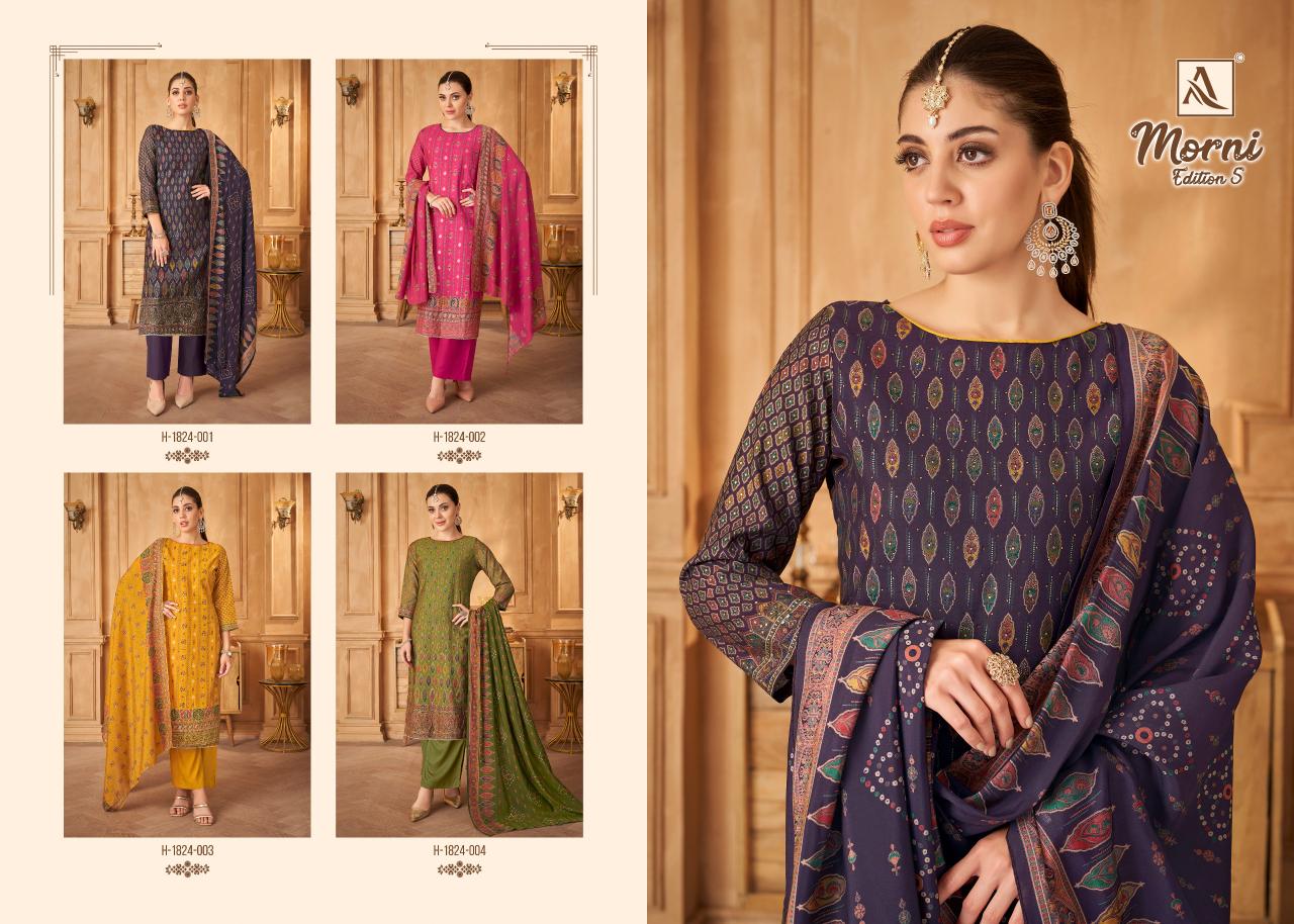 Alok Morni Vol 5 Catalog pagavat dress materials wholesale