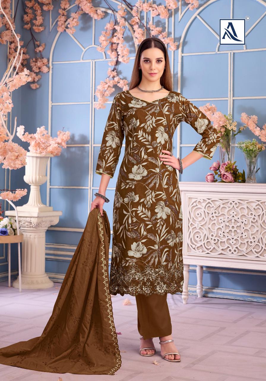 Alok Rizwana catalog wholesale dress material shops in kolkata