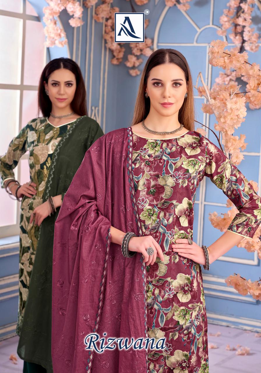 Alok Rizwana catalog wholesale dress material shops in kolkata