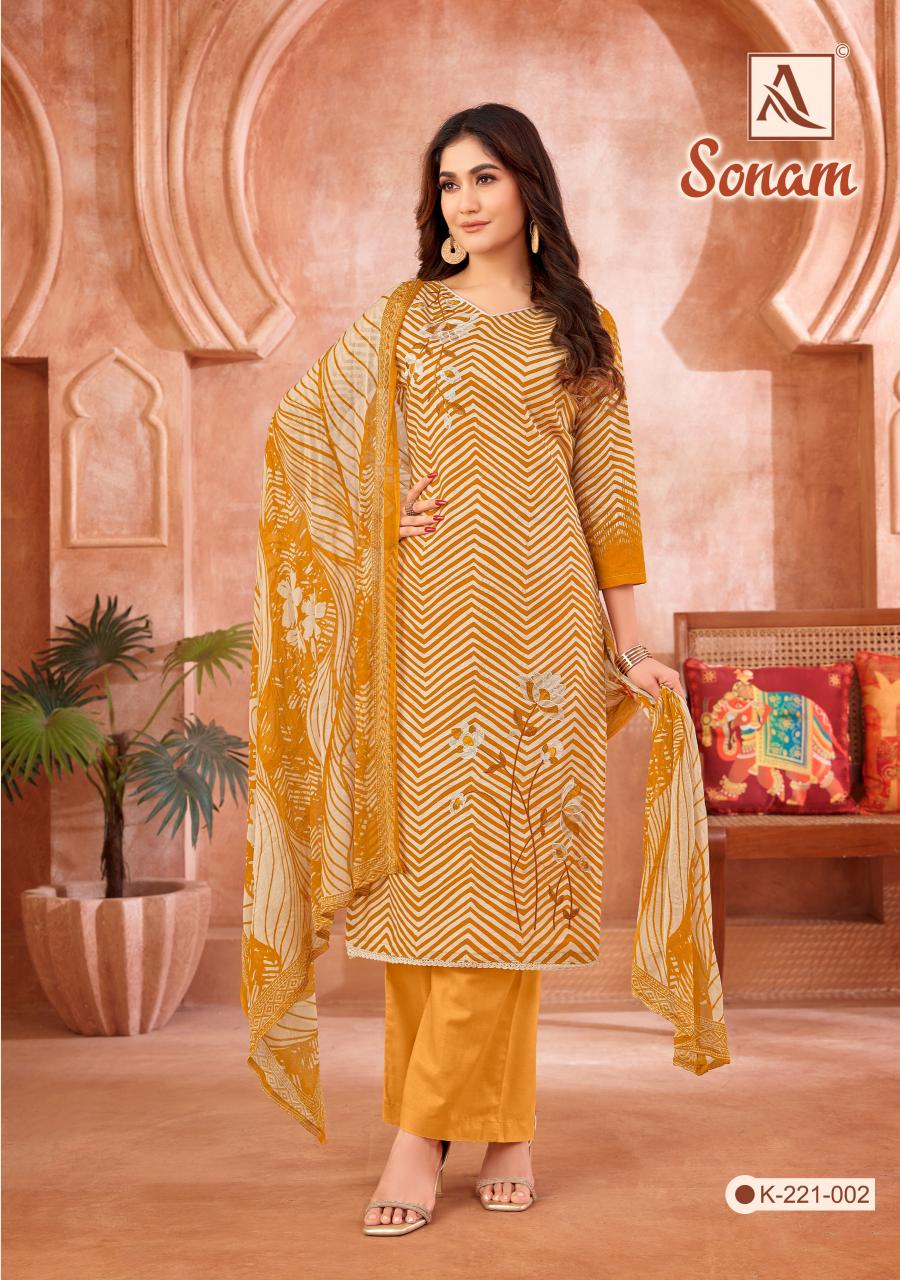 Alok Sonam catalog dress materials wholesale