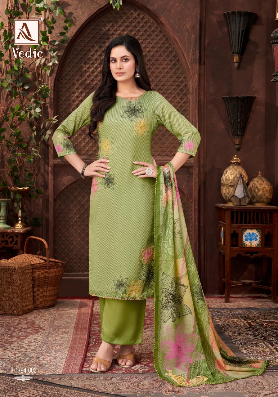 Alok Vedic catalog wholesale dress materials catalog