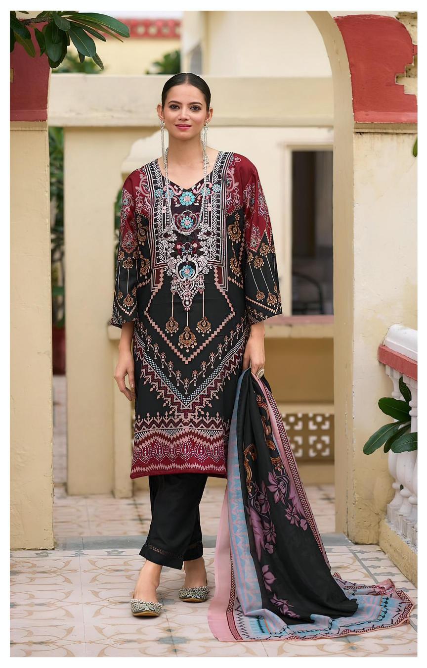 Alzohaib Az 1147 To 1185 Catalog Chiffon Dupatta pakistani suits catalogue wholesale