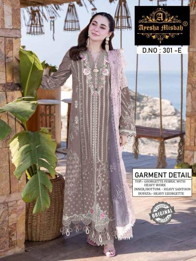 Ayesha Misbah 301 catalog pakistani georgette suits online
