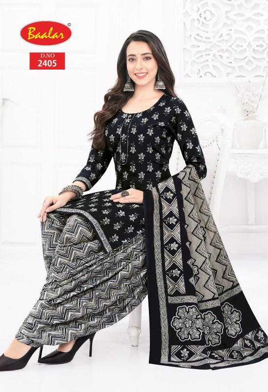 Baalar Black & White Patiyala – Dress Material - Wholesale Catalog