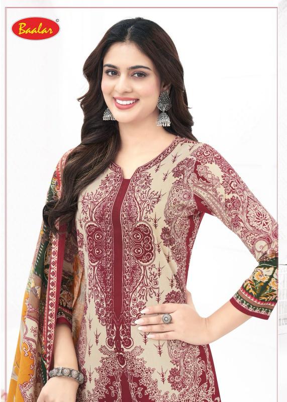 Baalar Karachi Vol-12 - Karachi Dress Material   - Wholesale Catalog
