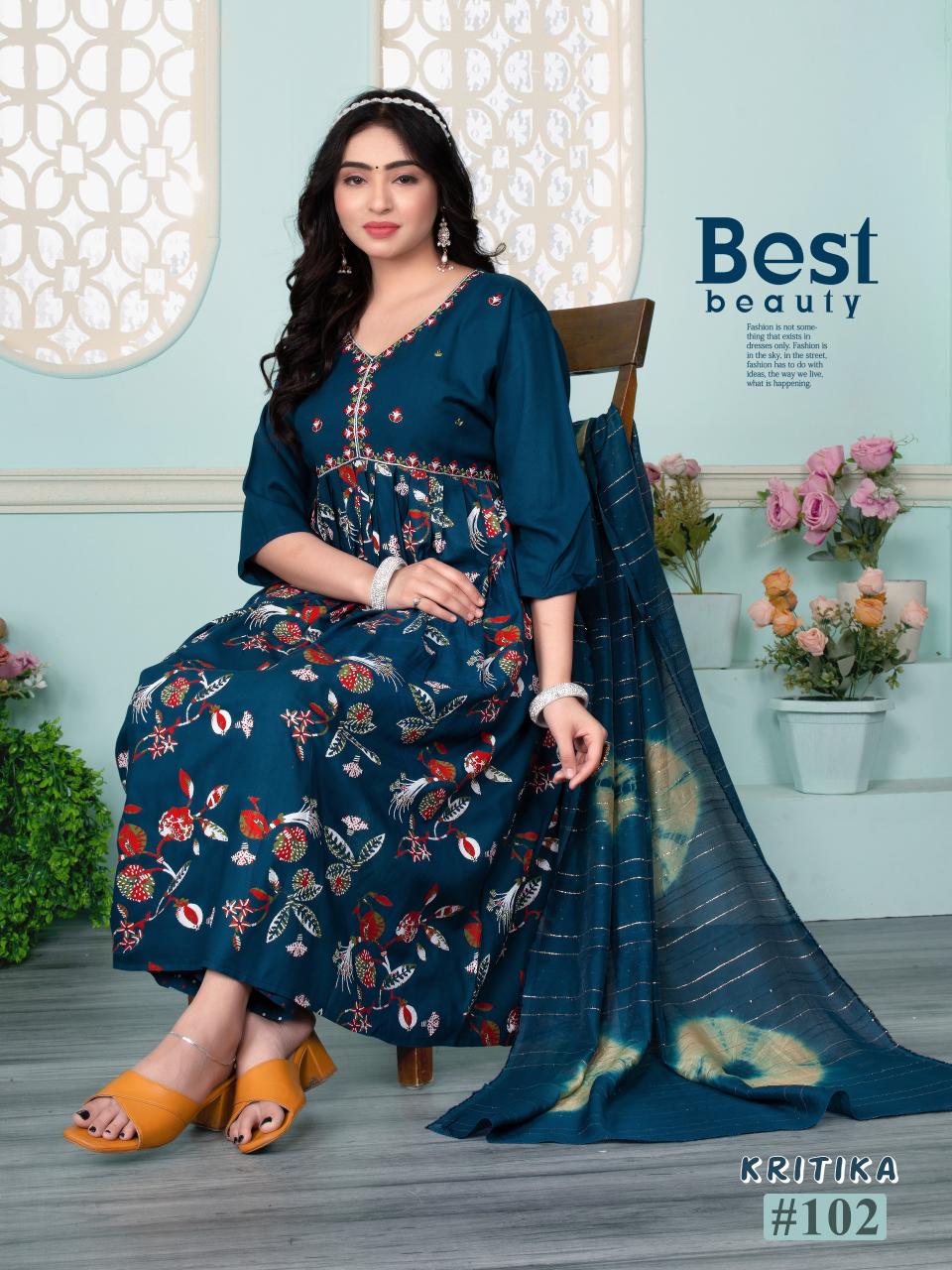Beauty Kritika Catalog stylish kurti for women
