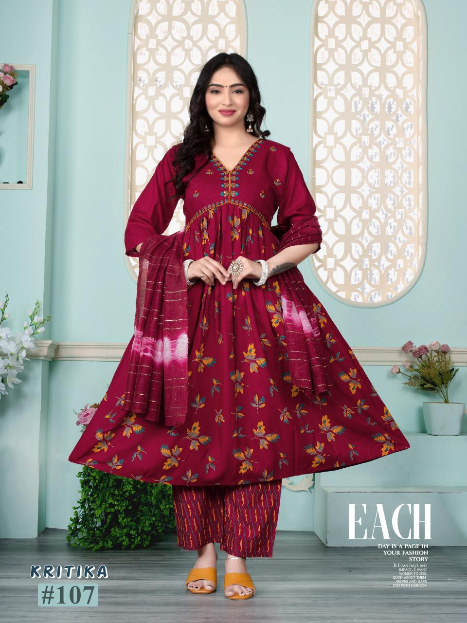Beauty Kritika Catalog stylish kurti for women