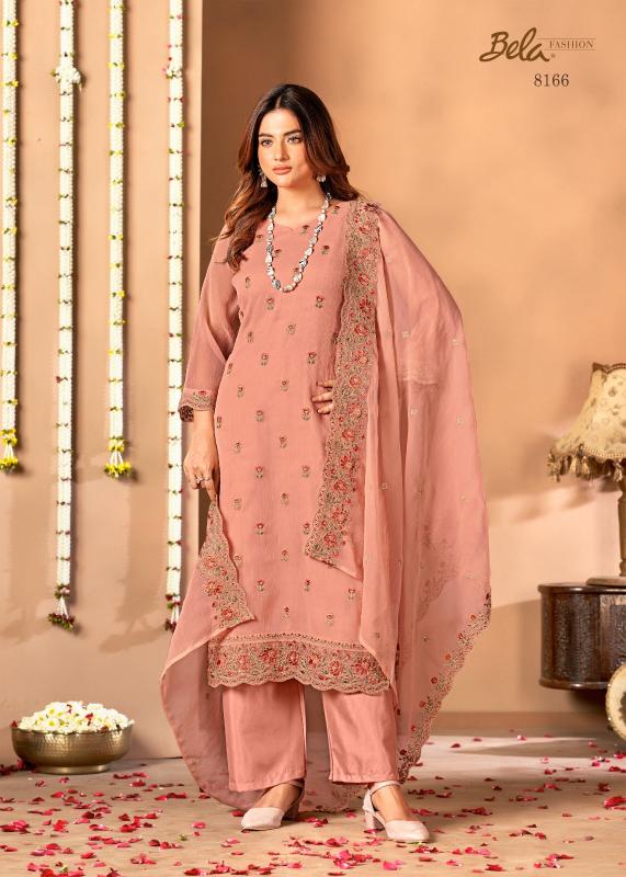 Bela Kristal Catalog wholesale unstitched salwar kameez material
