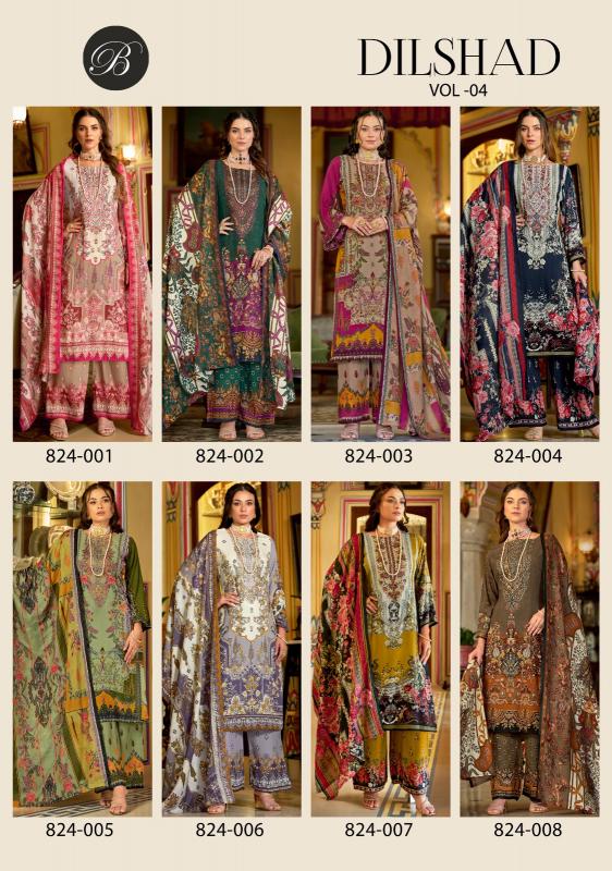 Belliza Dilshad Vol 4 Catalog wholesale dress materials with price mumbai