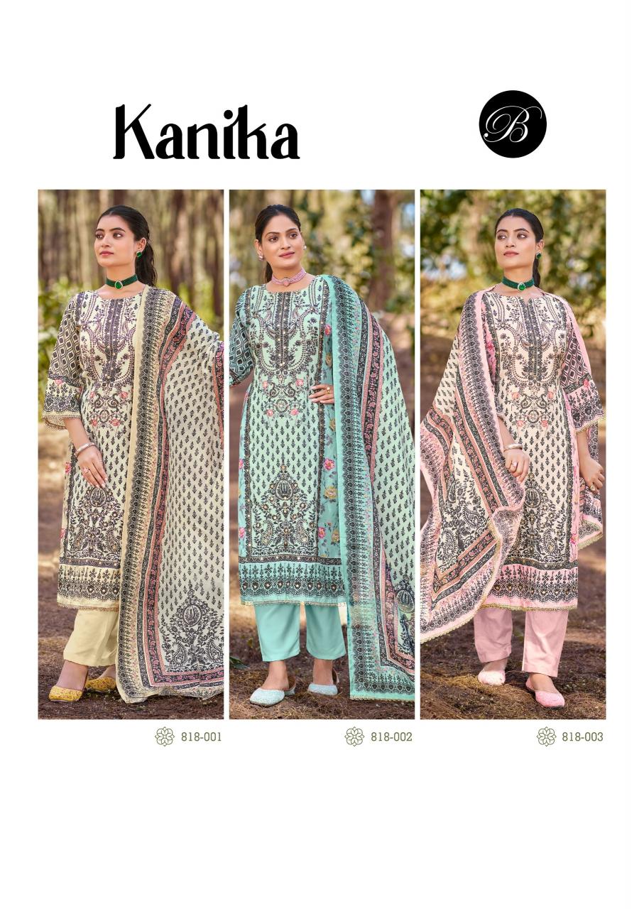BelliZa Kanika catalog wholesale dress materials for business