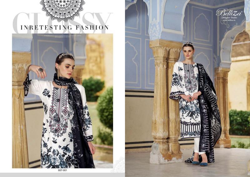 Belliza Naira Black And White Edition 3 Catalog wholesale dress material shops in jaipur