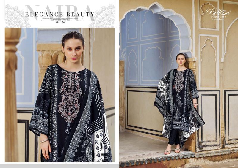 Belliza Naira Black And White Edition 3 Catalog wholesale dress material shops in jaipur