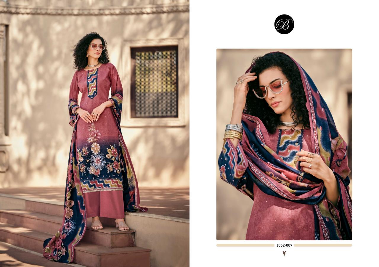 Belliza Raazi catalog wholesale dress materials in mysore