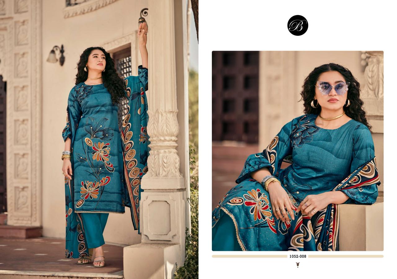 Belliza Raazi catalog wholesale dress materials in mysore