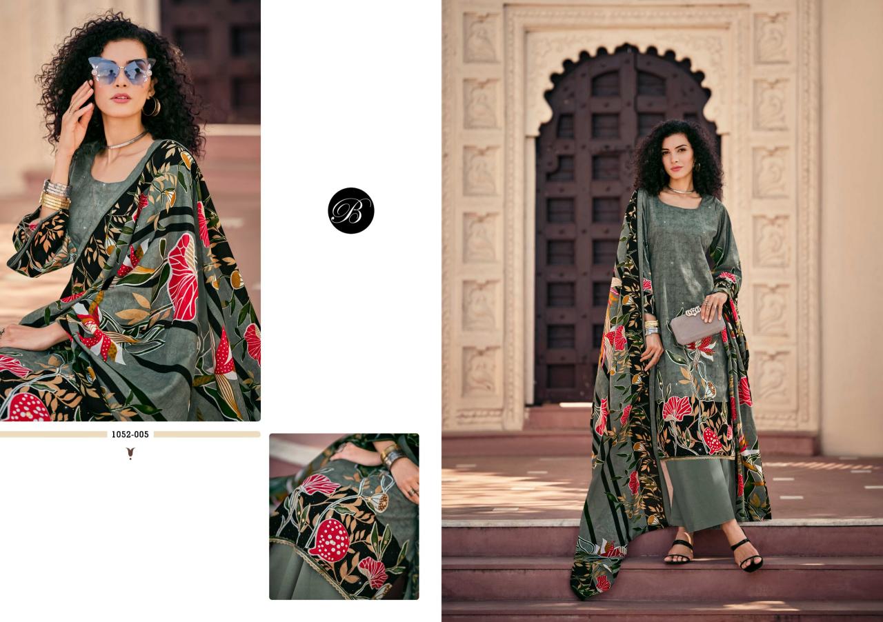 Belliza Raazi catalog wholesale dress materials in mysore