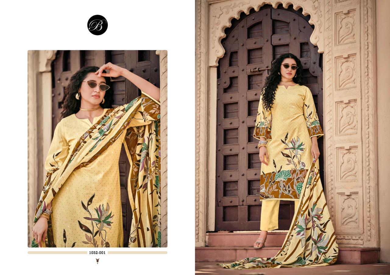 Belliza Raazi catalog wholesale dress materials in mysore