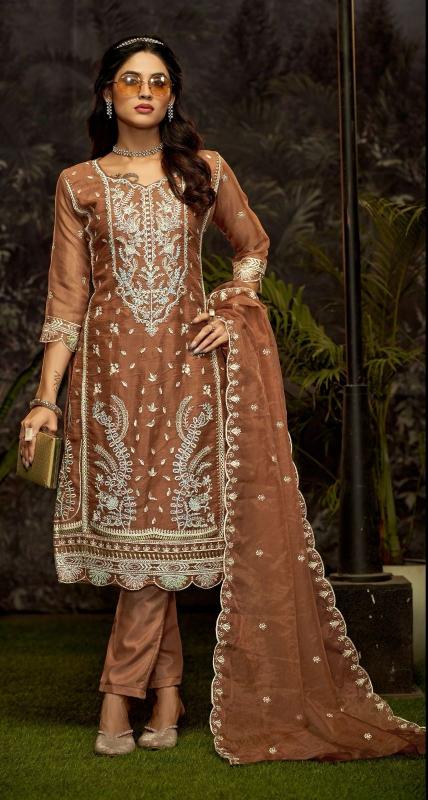 Bilqis B 138 Catalog Organza pakistani unstitched suits online
