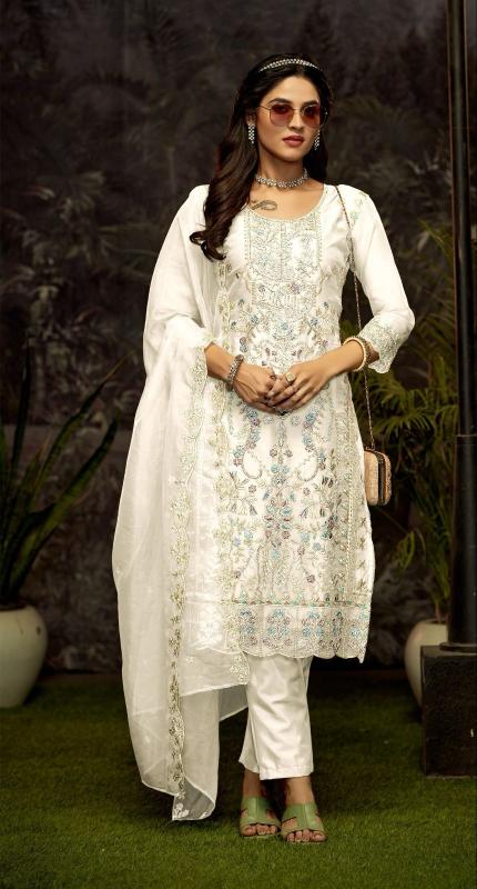 Bilqis B 145 catalog Organza pakistani wedding suits uk